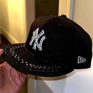 Rhinestone hat, Bedazzled hats, personalized caps, custom caps, bling hat, custom rhinestone hat, glam streetwear hat, birthday gift for her