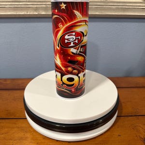 Gobelet 20 Oz San Francisco 49ers – Acier Inoxydable, Avec Couvercle Et Paille, Multifonction