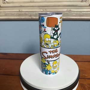 20 oz  the SIMPSON&#39;s  tumbler  . great for hot and cold drinks and comes with a straw