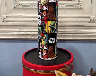 20 oz sci-fi Tumblr. Great for hot and cold drinks and comes with a straw. one of a kind!