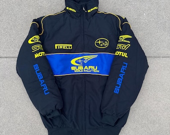 Subaru Racing F1-rallyjacka - Broderad World Rally Team-jacka