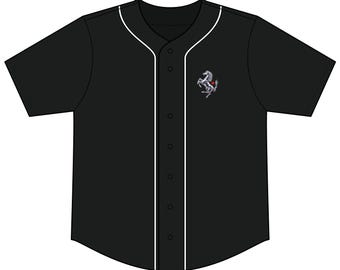 Baseball Jersey | Short Sleeve Button-Up. www.poweredbyferrari.com