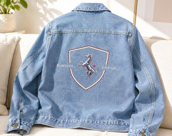 Luxury Denim Jacket for Travelers, Hospitality Lifestyle Jacket, Premium Unisex Jean Jacket, Hotel Guest Fashion, Travel Inspired Apparel