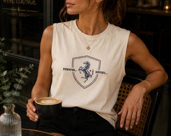 Unisex Muscle Tank Top | Hospitality Lifestyle Shirt | Casual Lounge Wear | Food & Beverage Graphic Tee | Summer Tank