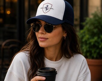 Ferrari Hospitality Trucker Hat | Restaurant & Bar Lifestyle Cap | Premium Food Beverage Apparel | Unisex Mesh Hat