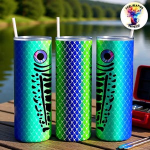 cups with fishing lure patch Fishing Lure Tumbler