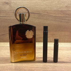 Afnan Supremacy in Oud EDP Eau de Parfum Unisex 5ml / 10ml Spray Decant / Travel Size / Sample
