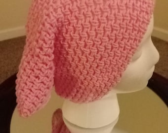 Beanie Mütze, Pinke Katzenohren Beanie Mütze