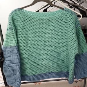 Crochet Pattern, Sweater Pattern