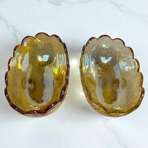 Iridescent Vintage Jeannette Glass 1950s | 2 Available