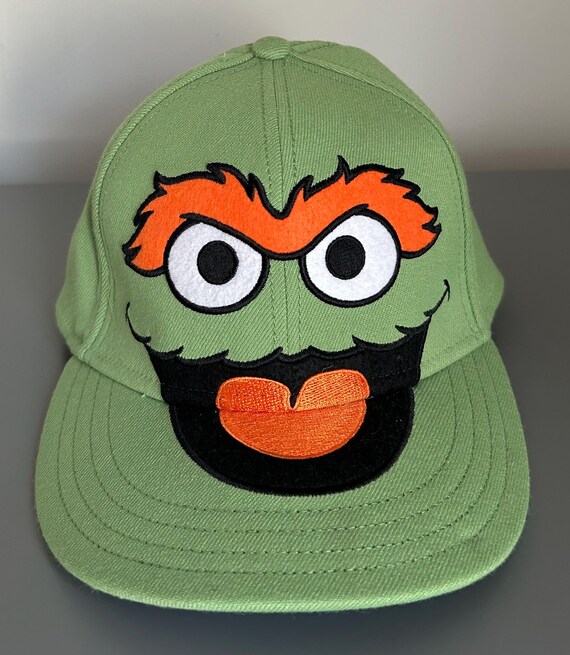 Sesame Street Oscar the Grouch Green Baseball Cap - Etsy Canada