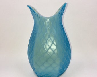 Mother of Pearl Diamond Quilt Vase