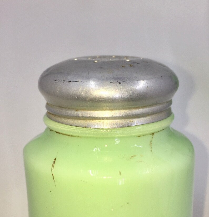 Jadeite Salt and Pepper Shaker Set Etsy