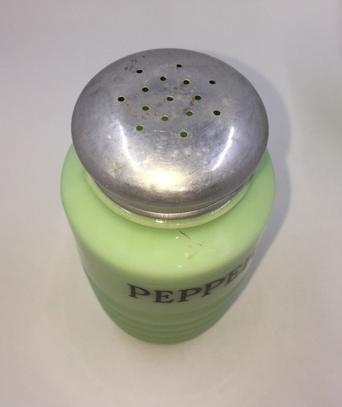 Jadeite Salt and Pepper Shaker Set Etsy