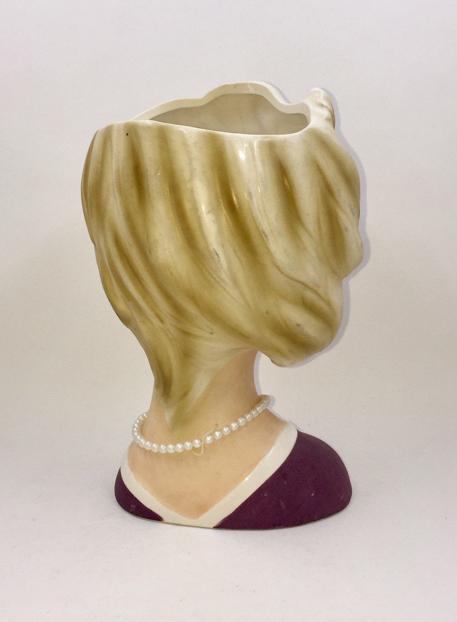 Lady Head Vase Relpo K1940 Etsy