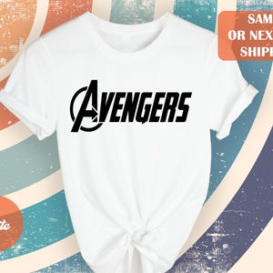 Avengers Logo T-shirt, Avengers Matching Shirt, Avengers Family Shirt, Avengers Birthday Gift Shirt, Movie Lover Birthday Gift Shirt