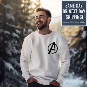 Avengers Pocket Logo Shirt, Avengers Matching Shirt, Avengers Family Shirt, Avengers Birthday Gift Shirt, Movie Lover Birthday Gift Shirt