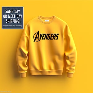 Avengers Logo Sweatshirt, Avengers Matching Shirt, Avengers Family Shirt, Avengers Birthday Gift Shirt, Movie Lover Birthday Gift Shirt