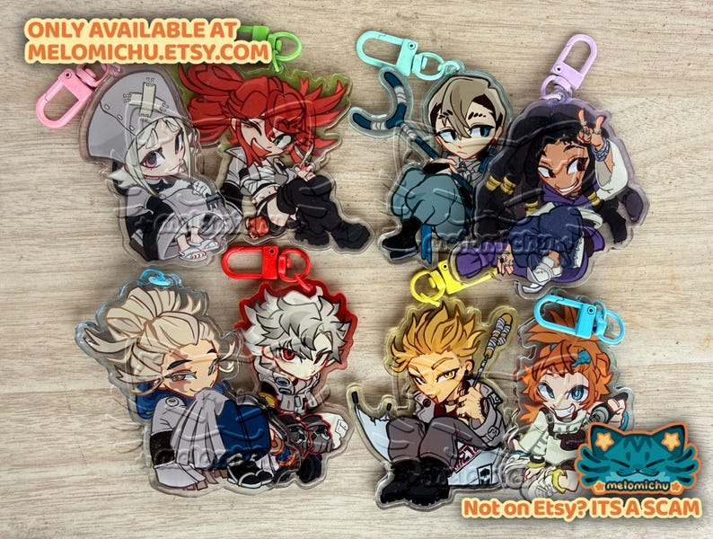 GACHIAKUTA KEYCHAINS- Wave 1+2 (Read Description ) image 2