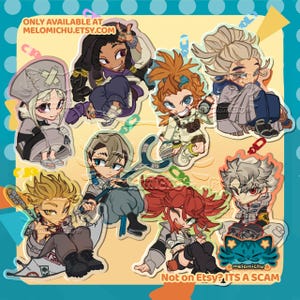 GACHIAKUTA KEYCHAINS- Wave 1+2 (Read Description )