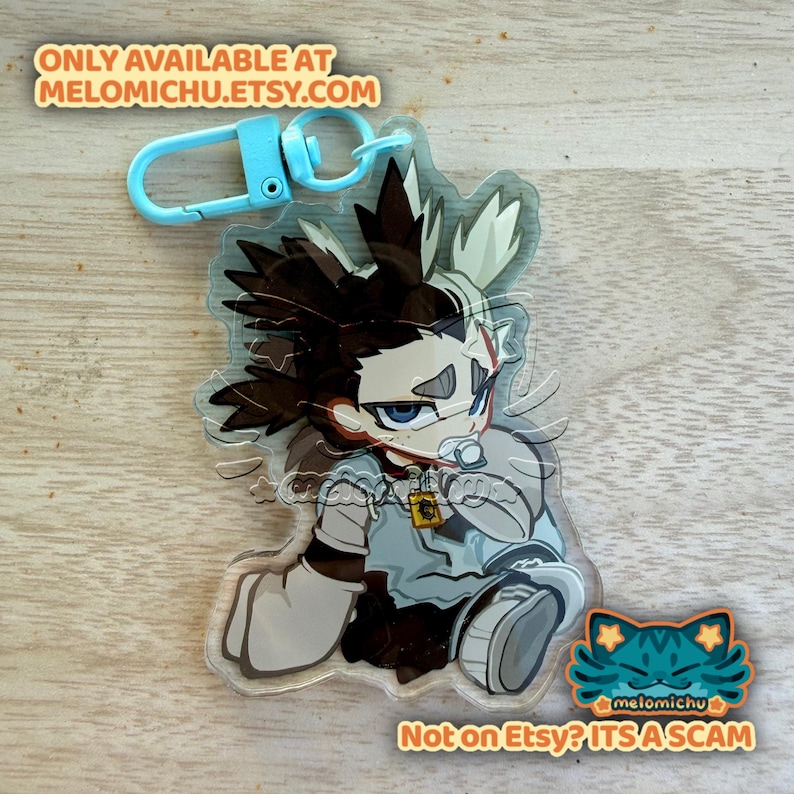 GACHIAKUTA KEYCHAINS- Wave 3+4 (Read Description ) Dear Santa