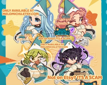 WITCH hat ATELIER KEYCHAINS - Wave 1 [Agott, Coco, Tetia, and Richeh]