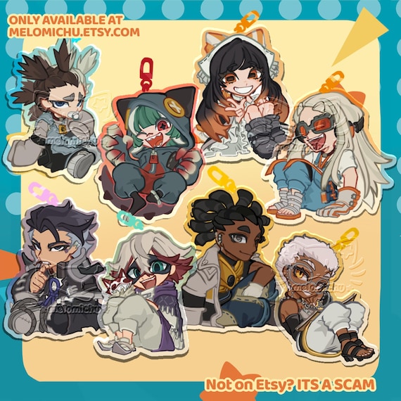 GACHIAKUTA KEYCHAINS- Wave 3+4 (Read Description )