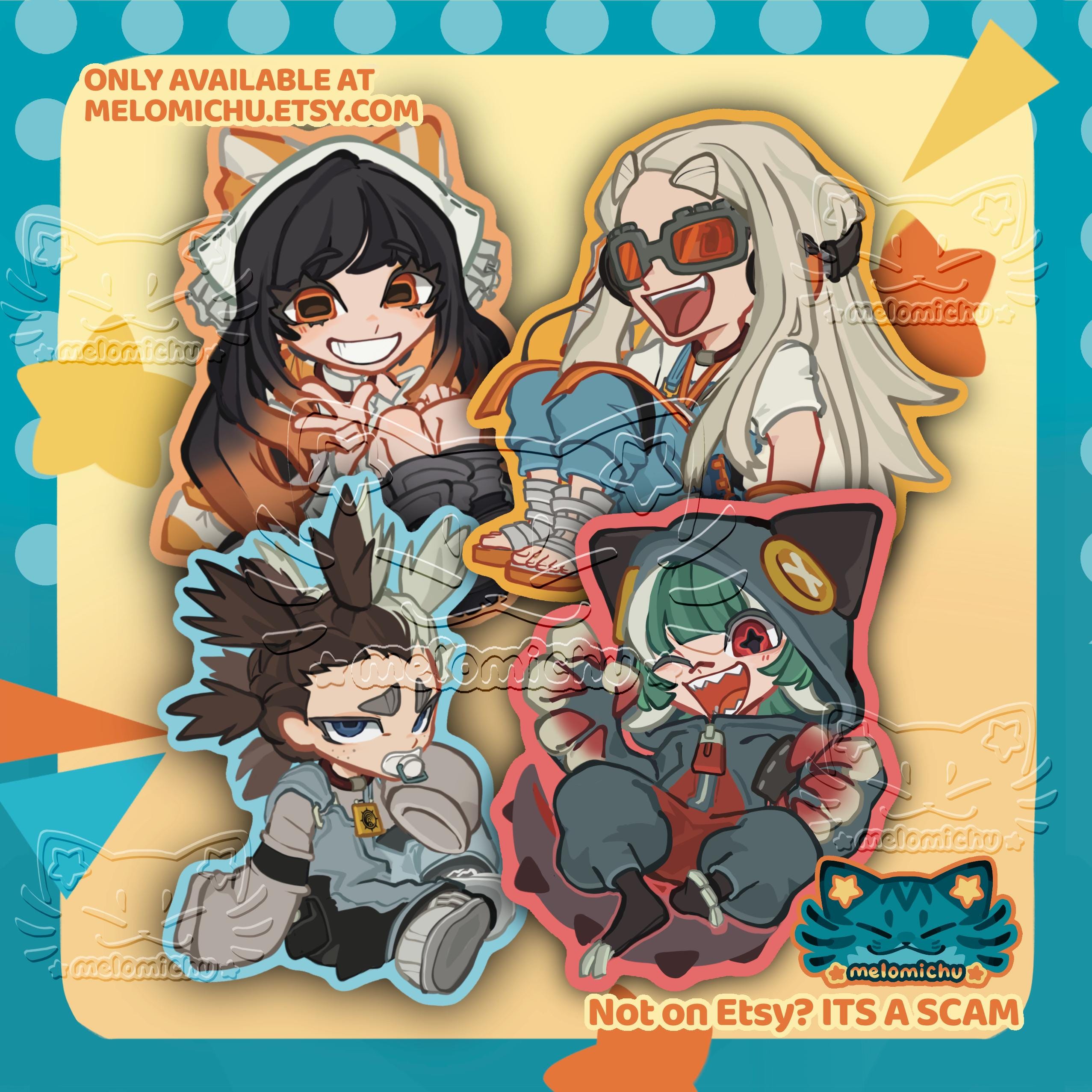 ガチアクタ キャラクターステッカー第3弾 予約受付中 - Etsy 日本