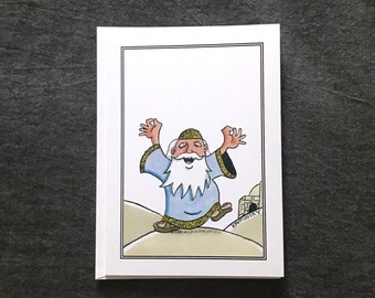 Humorous Jewish Greeting Card, Celebrating Everything From A Birth, A Birthday Or An Anniversary, With The Happy Rabbi