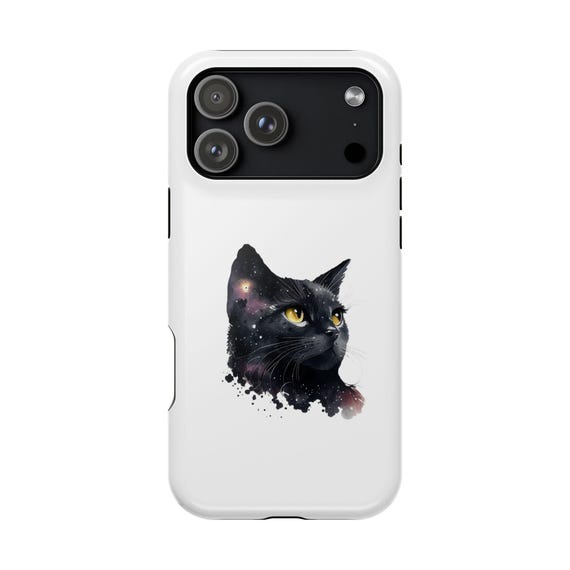 Galaxy Cat Magnetic Phone Cases - Stylish, Impact-Resistant Protection for Cat Lovers, Gifts for Her, Custom Phone Cover, Unique Pet