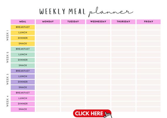 Weekly Meal Planner