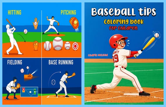 Baseball Tips Coloring Book pdf