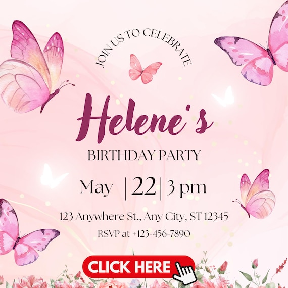 Birthday Celebration Invitation