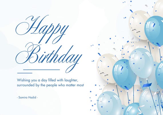 Happy Birthday Card