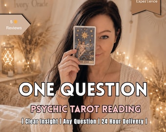 One Question Tarot Reading | Any Question | Same day 24 Hour Delivery | Love, Relationships and Career