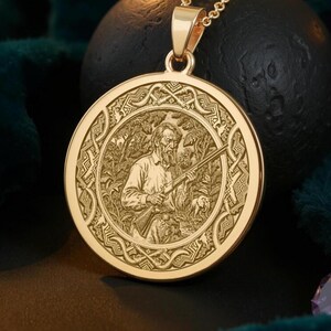 Allan Quatermain Halsband: 14K Guld Kung Salomos Gruvor, Upptäcktsresande Berlock