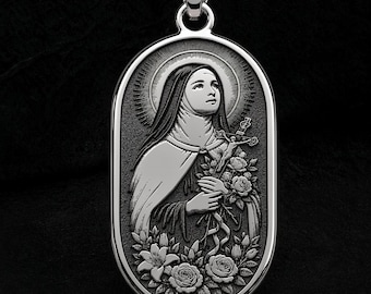 1950 Saint Thérèse of Lisieux Ex Indumentis Contact Relic Medal