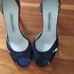 靴 MANOLO BLAHNIK 36 Vintage Manolo Blahnik Size 36 - Etsy