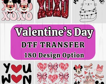Valentine's Day DTF Transfer: Valentine's Gift Ready to Press