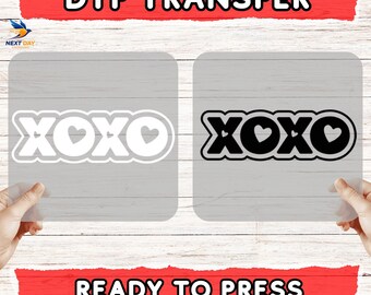 XOXO Valentine DTF Transfer: Valentine's Day Ready to Press