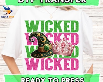 Wizard Musical DTF Transfer: Magical Theater Style Ready to Press