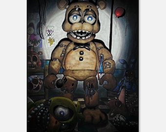 Five Nights At Freddy's 2 Fanart print