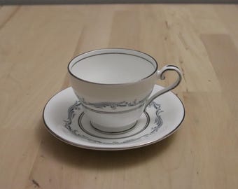 Aynsley Bone China Teacup and Saucer, Denver Pattern