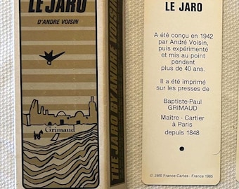 1985 Le Jaro Tarot Deck by André Voisin | French Oracle Cards (78-Card Set)