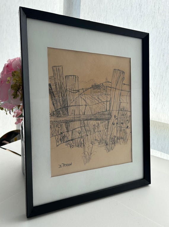 Original Ink Drawing by Barbara A. Perrin