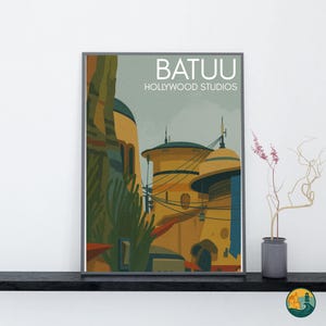 Batuu Hollywood Studios Poster - Star Wars Wall Art Print - Disney Galaxy’s Edge Print