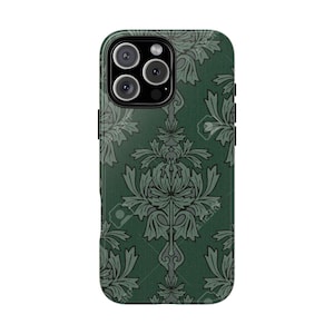 Elegant Floral iPhone Case: Tough, Protective, Wireless Charge Compatible