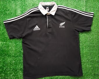 Vintage 90s Distressed Canterbury New Zealand All Blacks Rugby
