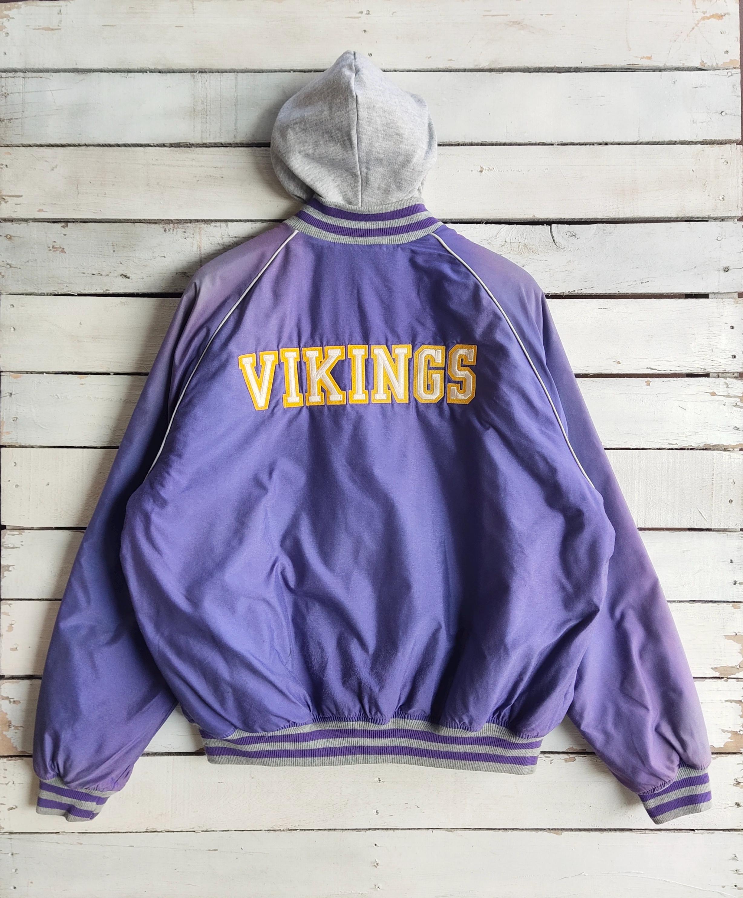 Vintage 80s DISTRESSED Minnesota Vikings Football by Champion