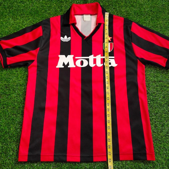 Vintage 90s AC Milan No. 9 Marco Van Basten Football Jersey